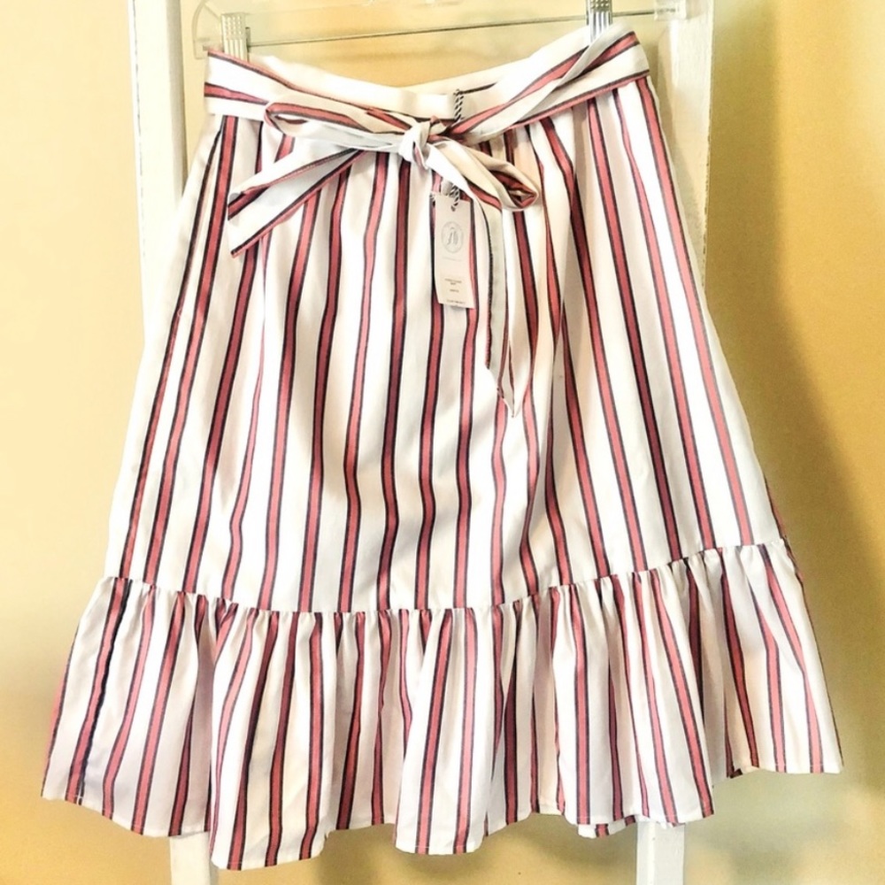 NWT Draper James Stripe Flounce Skirt. Size XS. - Picture 3 of 5